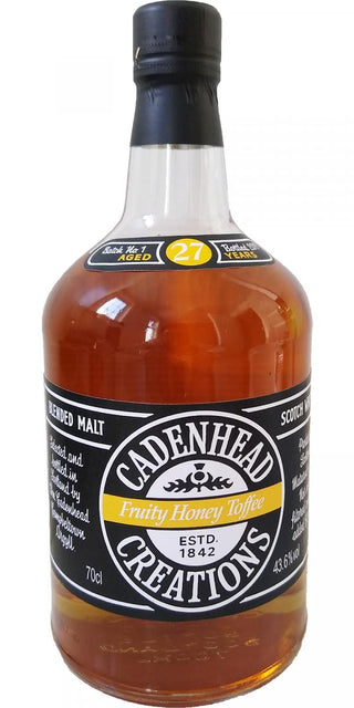 Cadenhead Creations Fruity Honey Toffee 27yrs Bourbon 70cl