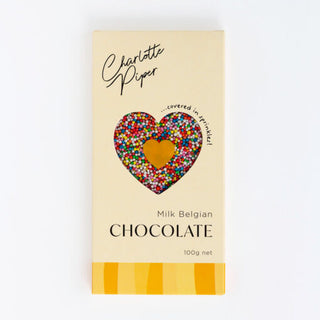 Milk Belgian Chocolate with Sprinkles -  Charlotte Piper