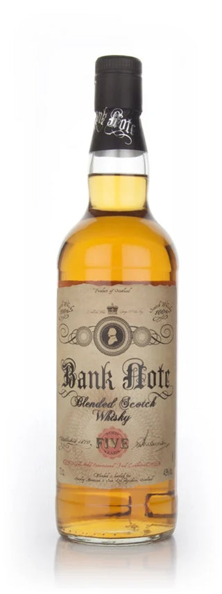 Bank Note 5 Year Old Single Malt Scotch Whisky 70cl