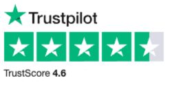 Trustpilot rating showing 4.6 stars, reflecting customer satisfaction for Batenburgs gift boxes